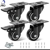 .PRO 50mm Swivel Caster Wheels 300KG Load Heavy Duty Industrial Trolley with view 6
