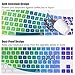 Magic Keyboard Cover, FORITO Ultra Thin Silicone Keyboard Cover Skin for 2017 Released Apple Magic Keyboard with Numeric Keypad US Layout A1843 and MQ052LL/A (Rainbow)
