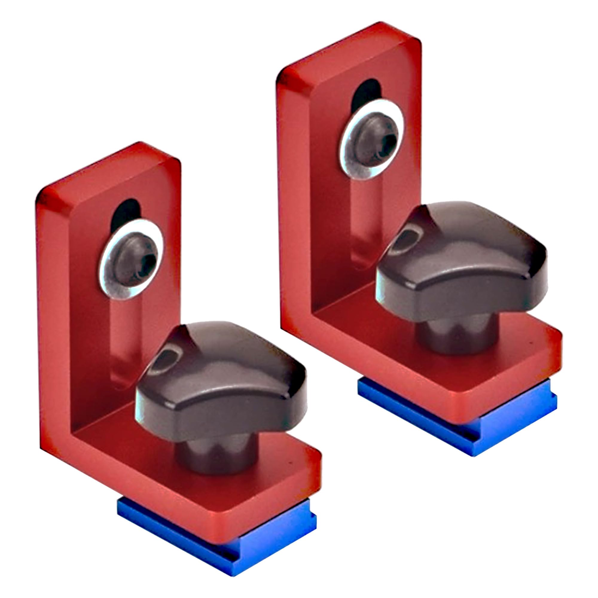 30 Type T Groove Rail, Mitre Rail Stop, Guide Rail Stop, Aluminium Alloy Slide Locator for Woodworking Workbench, T Rails