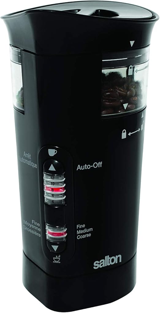 Salton Smart Grinder, Electric Blade Grinder for Ground Coffee, Spices