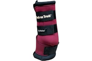 BACK ON TRACK Quick Wraps - (Pair), Color: Burgundy, Size: 12 (20310501)