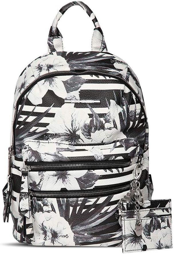 mochila negra steve madden