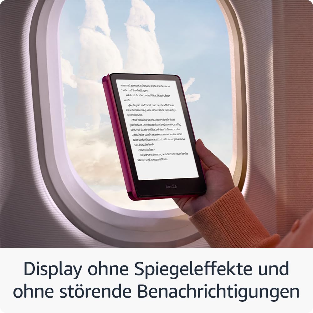 Zertifiziert und generalüberholt Amazon Kindle Paperwhite (16 GB) – Unser schnellster Kindle, mit neuem 7-Zoll-Display und wochenlanger Akkulaufzeit – mit Werbung – schwarz