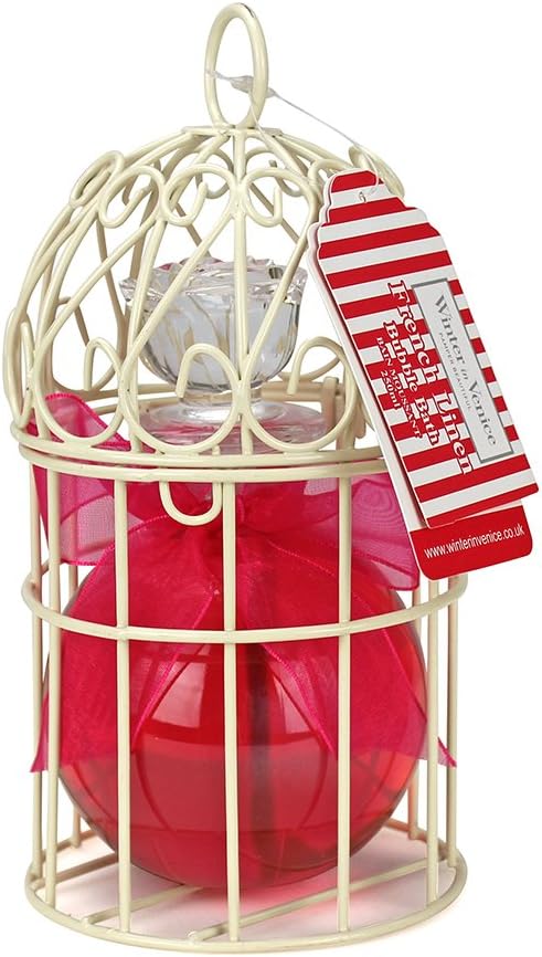 Winter in Venice - French Linen Mini Bird Cage Gift Set