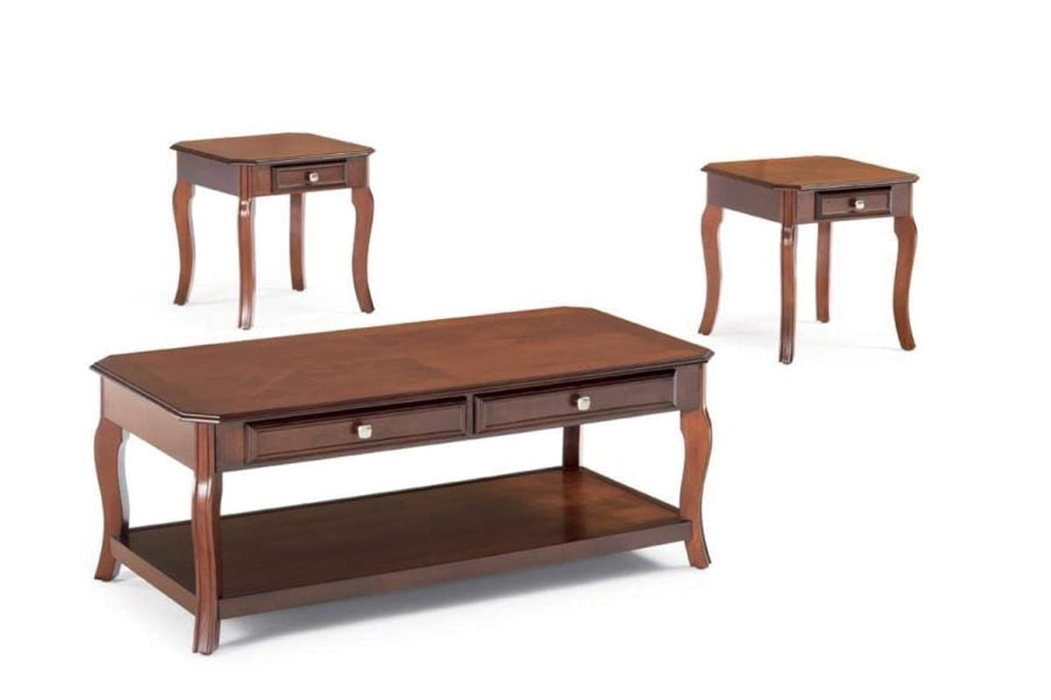 Best Warm Brown Occasional Table Set