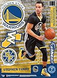 NBA Golden State Warriors Stephen Curry Fathead Teammate Decal, 8 x 16-inches