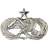 Uniform Accessories Unlimited Inc Air Force Aircraft Munitions Maintenance Dress Brite Badges (Full Size, Senior)
