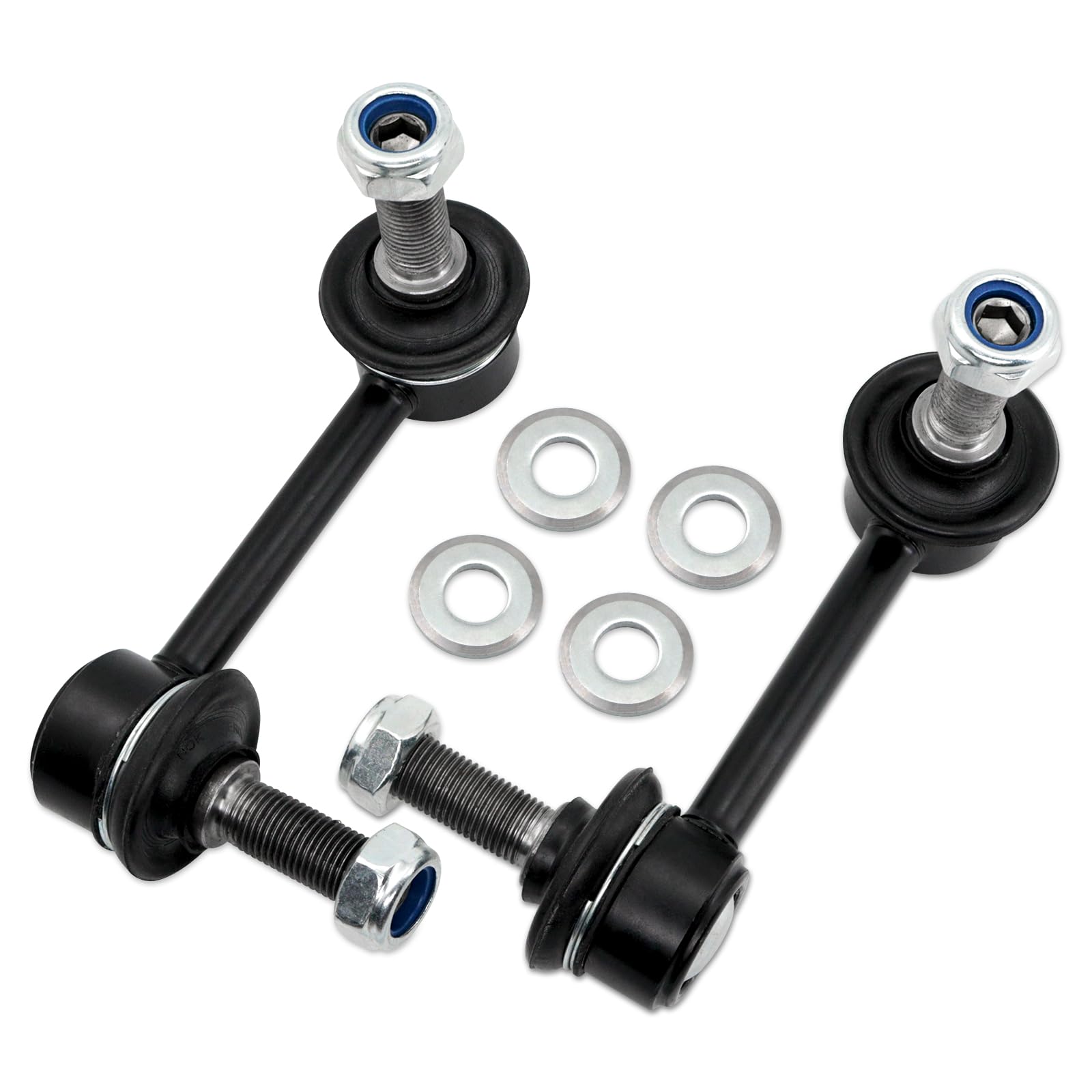 Photo 1 of 2 Pcs Front Stabilizer Sway Bar Links, Compatible with 2004-2007 Buick Rainier, 2005-2009 Saab 9-7x, Chevy Trailblazer (EXT) SSR, GMC Envoy XL?XUV, Isuzu Ascender, Oldsmobile Bravada, K80824 K80825