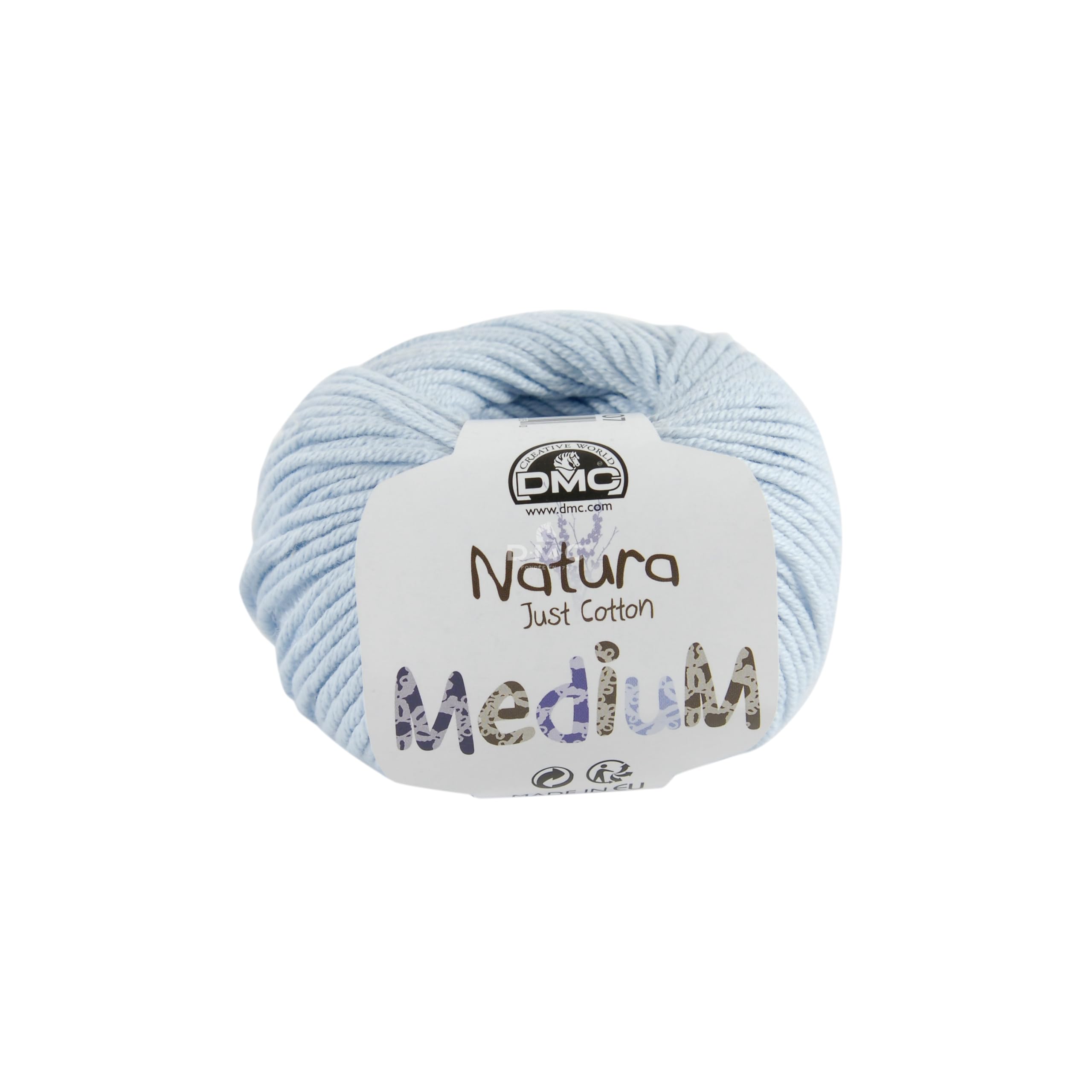 DMC Natura Medium Yarn, 100% Cotton, Colour (07), 50g