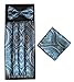 Simpowe Mens Matching Paisley Pocket Square Bow Tie and Cummerbund Set