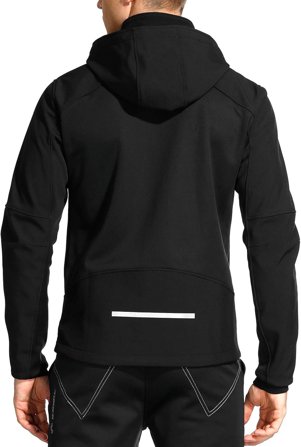 INBIKE Men's Detachable Hooded Fleece Multi-Functional Windproof Warm Jacket : Clothing