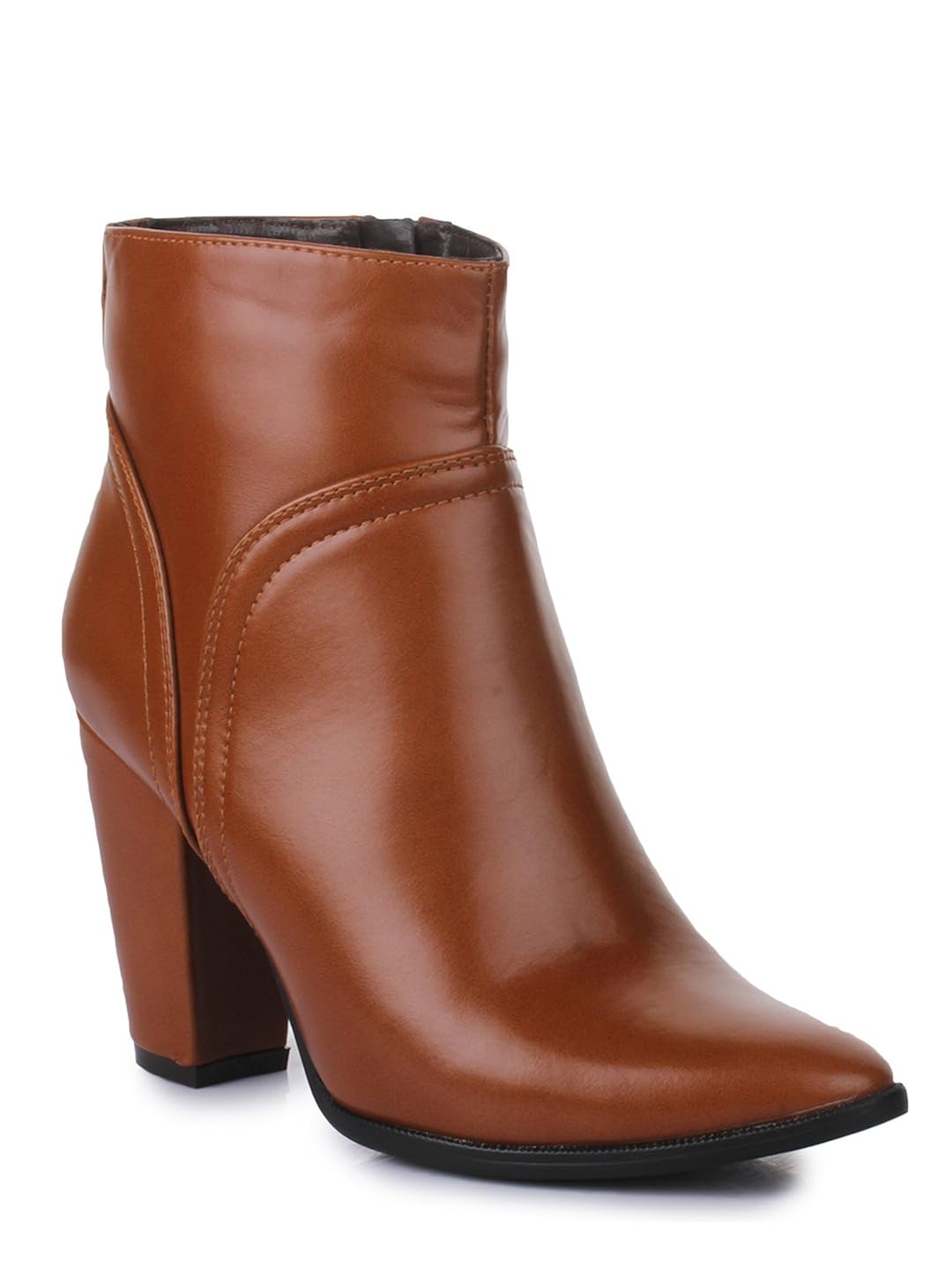 bruno manetti women(bt-001) tan synthetic leather boots