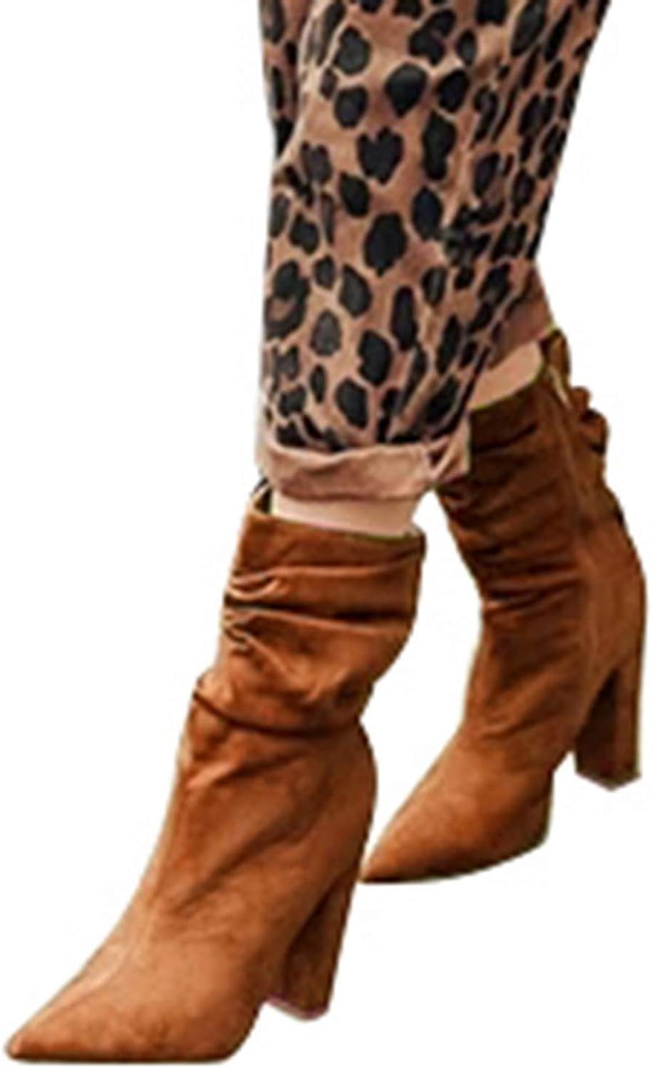 ladies green suede boots