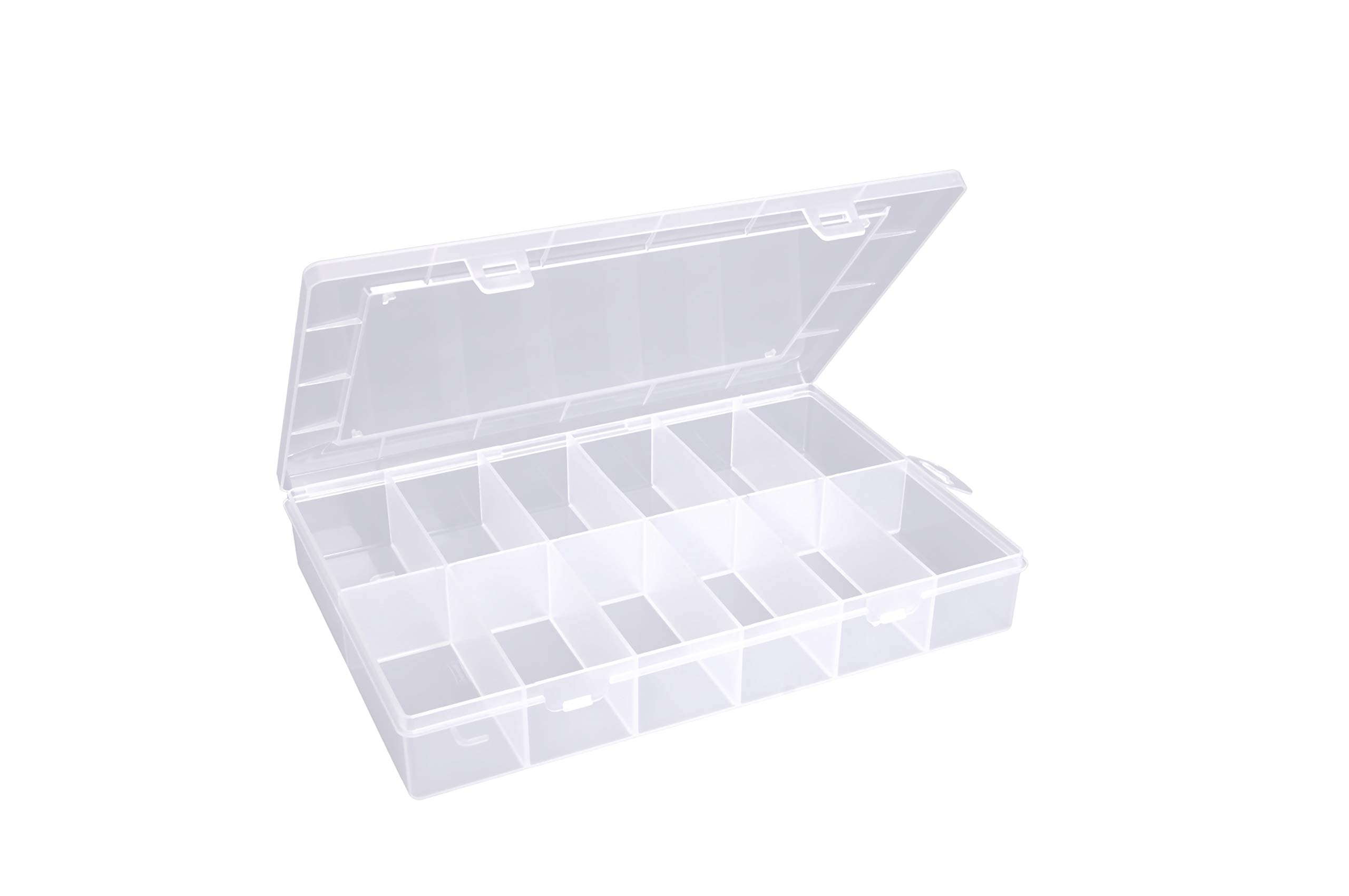hünersdorff 601400 Assortment Box (PP-Eco) with Fixed Compartments Depth 233 x Width 339 x Height 58 mm