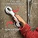 FChome Shower Wall Suction Cup Grab Bars,12 Inches Shower Handle Bar Offers Safe Grip with Strong Hold Suction Cup for Safety Grip Grab in Bathroom (White-Gray)
