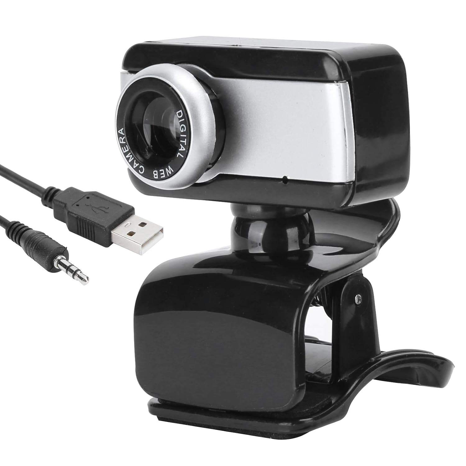 Webcam Built in Microphone Free Drive Web Camera USB Plug and Play 