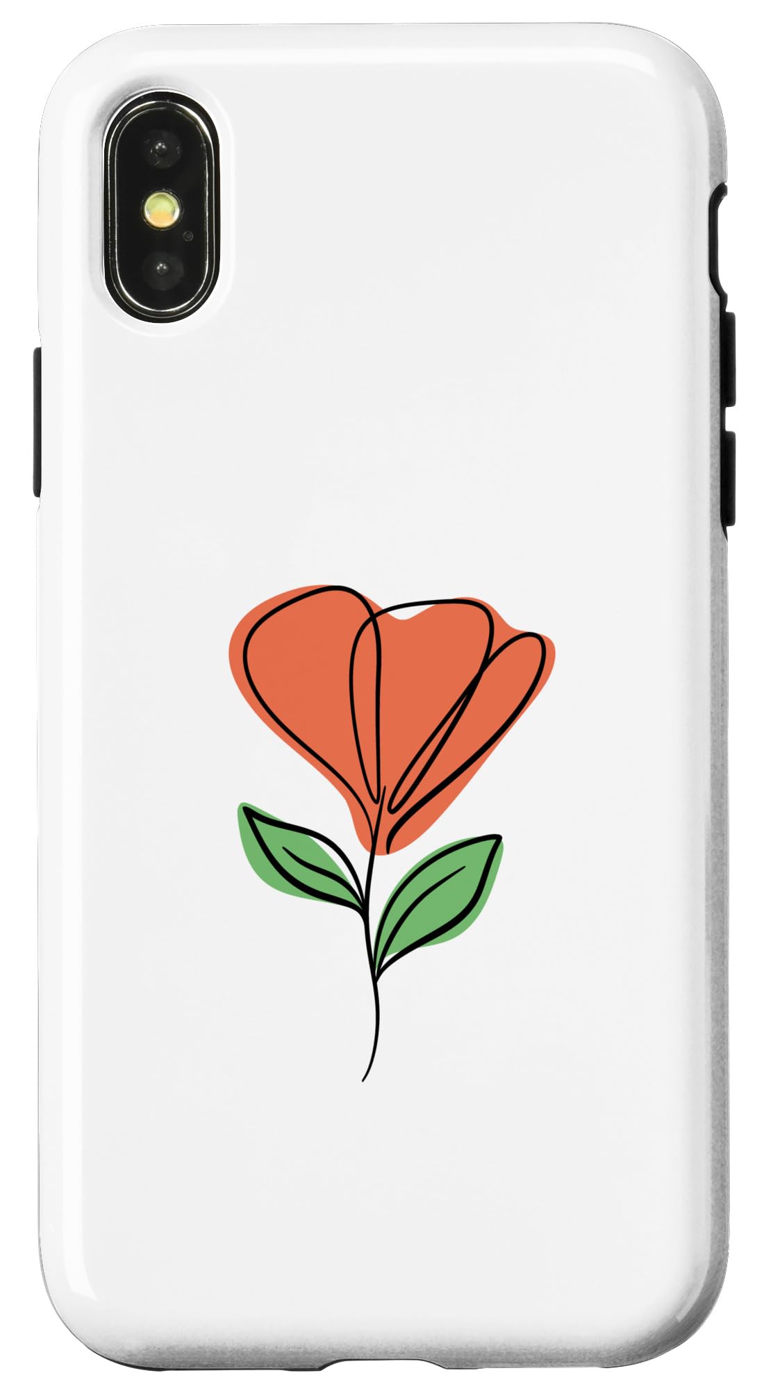 iPhone X/XS Vintage Floral Aesthetic Flowers Minimalistic Flower Case