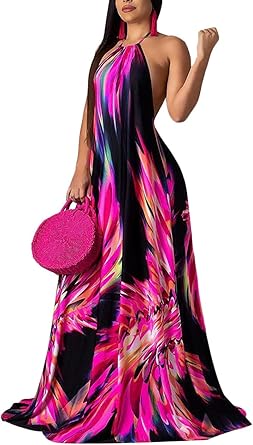 halter neck maxi dress summer