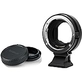 JJC EF-EOS R Metal Auto Focus Lens Mount Adapter Converter for Canon EF EF-S Lens to Canon EOS R1 R50V R50 R100 R5 R6 Mark II