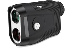 Profey Range Finder Golf Rangefinder with Slope, Rechargeable Laser Rangefinder Golfing & Hunting with Type-C, 6X Magnification Golf Range Finder with High-Precision Flag Locking Vibration
