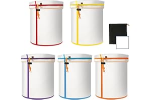 NatldGs 5-Pack Reusable Nylon All-Mesh Filter Bags with Filter Screen and Storage Pouch for Hydroponics and Gardening(220 to 25-Micron) (1 Gallon)