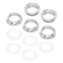 TAISHER 5PCS 304 Stainless Steel 2" Tube OD Weld