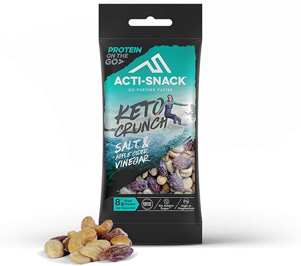 ACTI-SNACK Keto Crunch Salt & Apple Cider Vinegar 12 x 40g, 40 g (Pack of 12) - Image 4