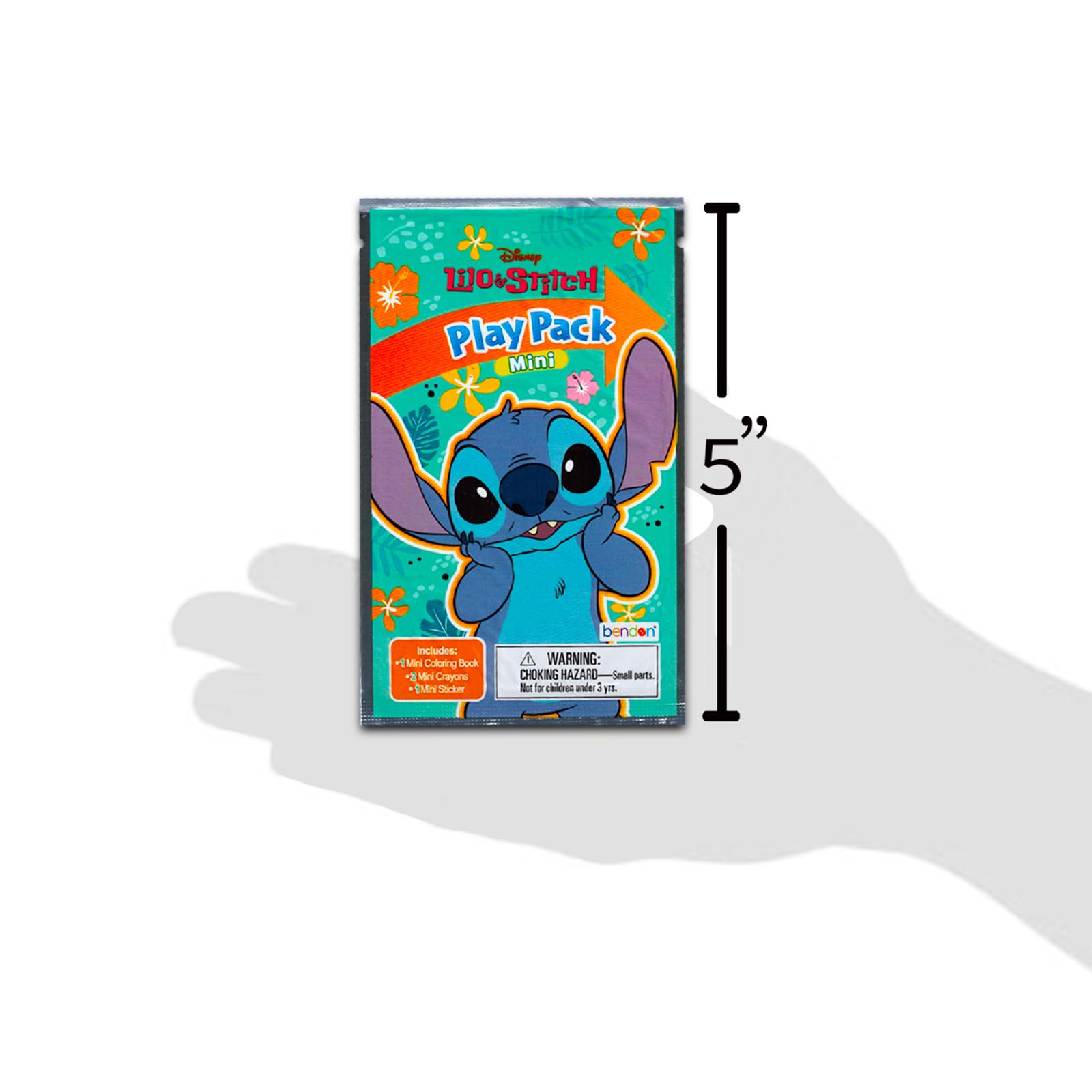 Bendon Disney Lilo and Stitch Mini Party Favors Set for Kids - Bundle with 24 Mini Stitch Grab n Go Play Packs with Coloring Pages, Stickers and More (Lilo and Stitch Birthday Party Supplies)