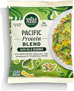 Whole Foods Market, Olive Oil & Seasoned Pacific Style Vegetable Protein Blend, 12 oz
