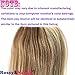 Rossy&Nancy 27/613 Blonde Mixed Brown Color Brazilian Human Hair Clip-in Hair Bangs Full Fringe Short Straight Hair Extension for women 6-8inch