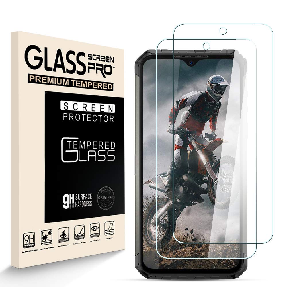 HJX Screen Protector for Ulefone Armor 7 [2 Pack], 9H Hardness Tempered Glass, 2.5D High Definition Film, Bubble Free, Screen Protector Compatible with Ulefone Armor 7