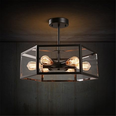 Modern Led Pendant Flush Mount Ceiling Fixtures Light American
