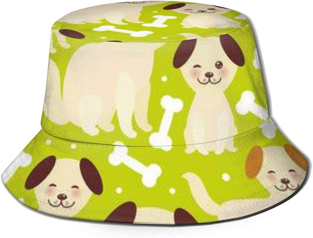 Xbkbhsm Bucket Hats Funny and Cute Smiling Three Toed Sloth Unisex