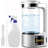 Huacmoet Hypochlorous Acid &amp; Sodium Hypochlorous Solution Generator - Portable 2000ML Capacity Electrolyzed NaCl Water Solution Generator - Making Generate HClO Machine for Daily Cleaning