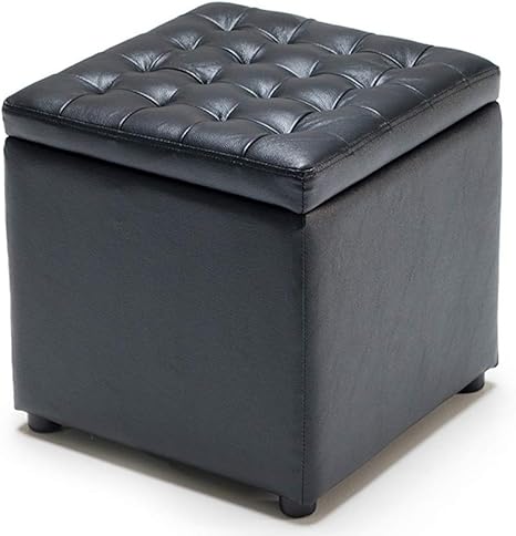 Pouf Cube Ottoman Coffre De Rangement Repose Pieds Avec Charniere Sur Le Dessus Pour La Maison Le Salon La Chambre A Coucher Le Repose Pieds 34x34x36cm Amazon Ca Maison Et Cuisine