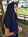 Navy Blue veil lace mantilla Catholic church chapel Mass - Large