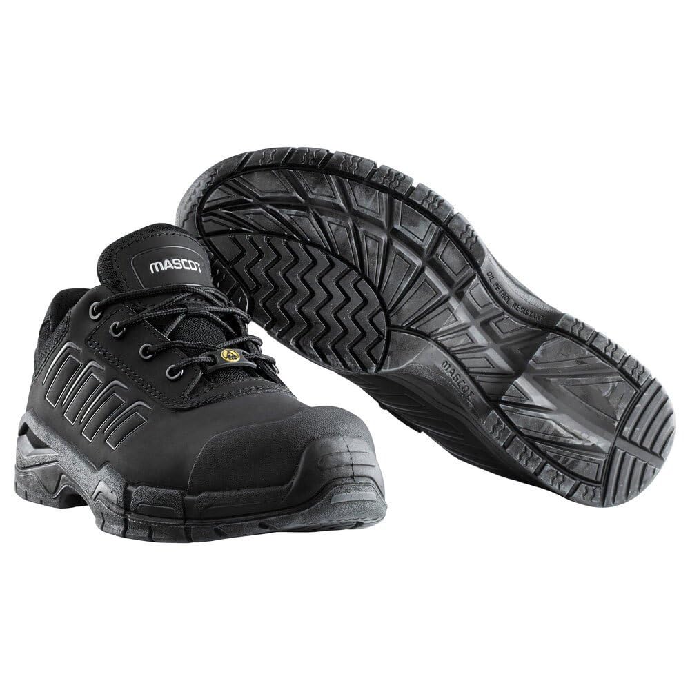 Mascot F0111-937-09 Manaslu Footwear Fit S3 System Safety Shoe, Size 1142, Black