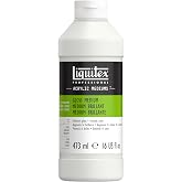 Liquitex Professional Fluid Medium, 473ml (16-oz), Gloss | Increases Surface Gloss Color Depth &amp; Transparency, Lowers Viscosity, Gives Increased Flow, Maintains Paint Adhesion
