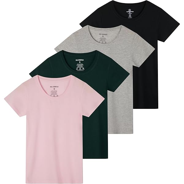 Real Essentials Playeras Cuello V Para Mujer MercadoLibre Playera 8m
