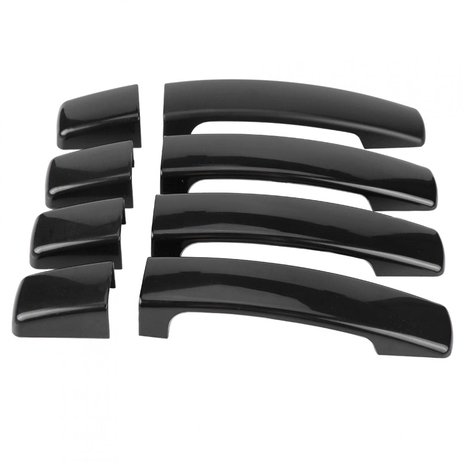 Door Handle Cover Trim, Glossy Black Exterior Door Handle Cap Antirust Stylish Replacement for Sport 2005-2010 for Auto