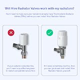 Hive Thermostatic Radiator Valve 5 Pack White 15mm Heads Only view 2