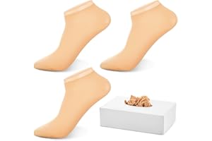 Mepase 200 Pieces 100 Pairs Disposable Nylon Socks Foot Socks Bulk Ankle Slip on Stocking for Women Guest Men Unisex