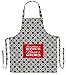 ThisWear for Nana Everything is Better in Nana's Kitchen Funny Aprons 3-Piece Cooking Apron Set with Oven Mitt and Pot Holder Funny Apron Black Greek Square