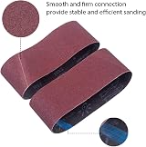 STEBRUAM 100 x 610 mm Sanding Belts 15 Pcs 80/120/150/240/400 Grains view 3