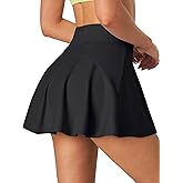 Ewedoos Womens Tennis Skirt with Shorts Underneath Pleated Tennis Skirts for Women Golf Athletic Skorts with Pockets