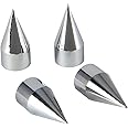 Pilot Automotive Pilot IP-2049 Spiked Chrome Finished Valve Caps, 1 Pack, Silver