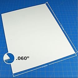 LITKO 8x10-inch Polystyrene Flexible Craft Sheets