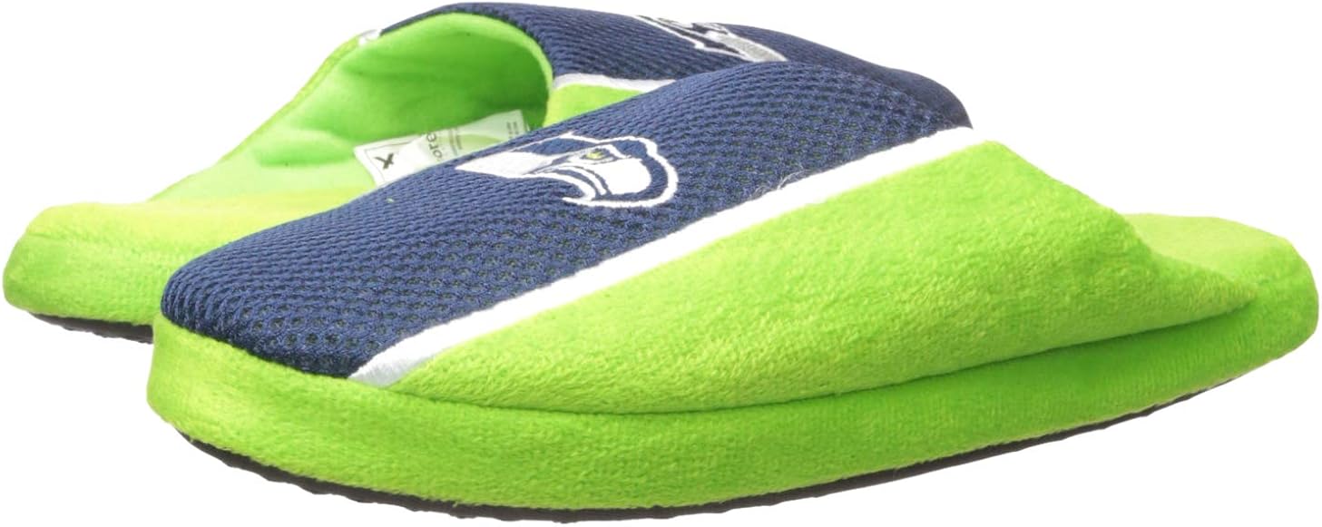 FOCO NFL Unisex-Adult-child Split Color Slide Slipper : Clothing