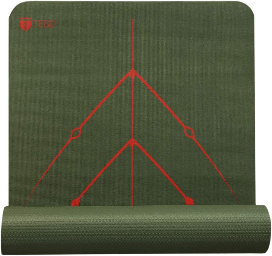 TEGO Stance Truly Reversible Mat with GuideAlign - 5mm Thick Comes with/Without Mat Holder Bag