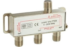 3-Way Splitter 5-2050MHz F-Type